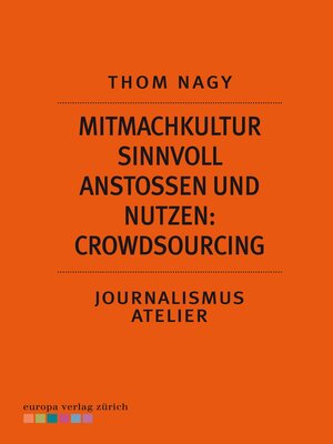 cover image of Mitmachkultur sinnvoll anstoßen und nutzen